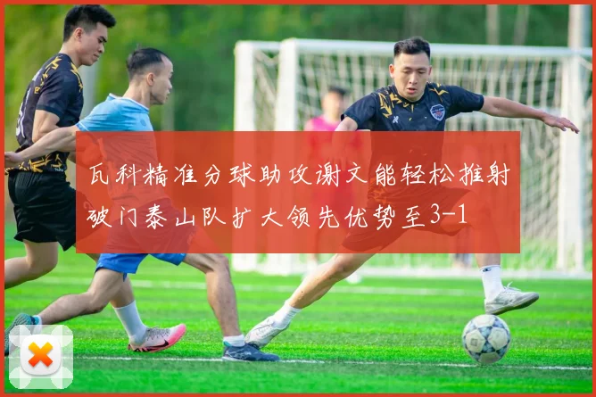 瓦科精准分球助攻谢文能轻松推射破门泰山队扩大领先优势至3-1